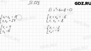 № 723 - Алгебра 8 класс Мерзляк