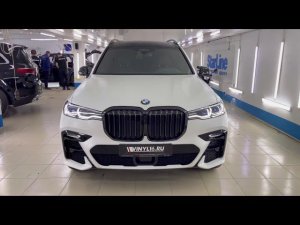 Забронировали BMW X7 полностью матовой полиуретановой пленкой