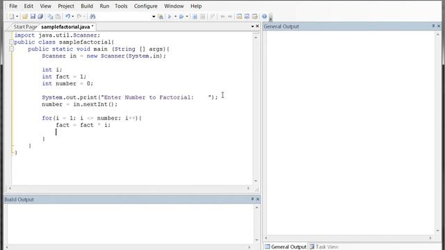 Java Factorial смотреть онлайн