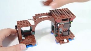 Лего Хоббит.Атака на Город-Озеро.Обучающие мультики и развивающие видео сборки из конструктора Лего