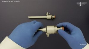 Троакар 20 мм, (арт. 1010-05), с краном для газоподачи производства МНПО Эндомедиум®