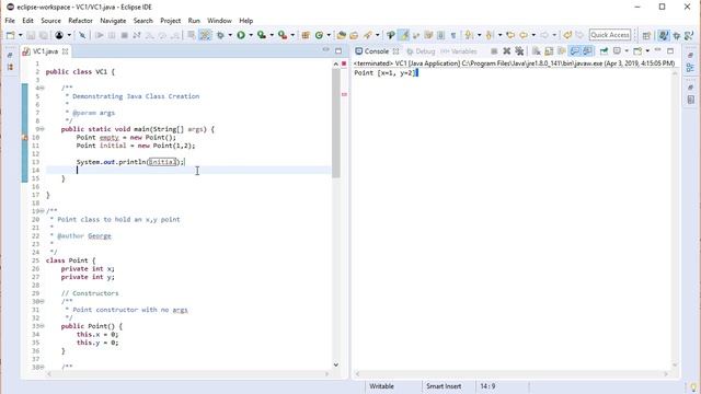 Spring 2019 CSC 143 Review of Chapter 8 Java Class Creation смотреть онлайн