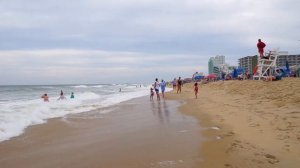 OCEAN CITY BEACH Walking Tour, Ocean City, Maryland【HD】??