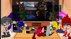 реакция 13 карт на песню из Five nights at Freddy (1~?)