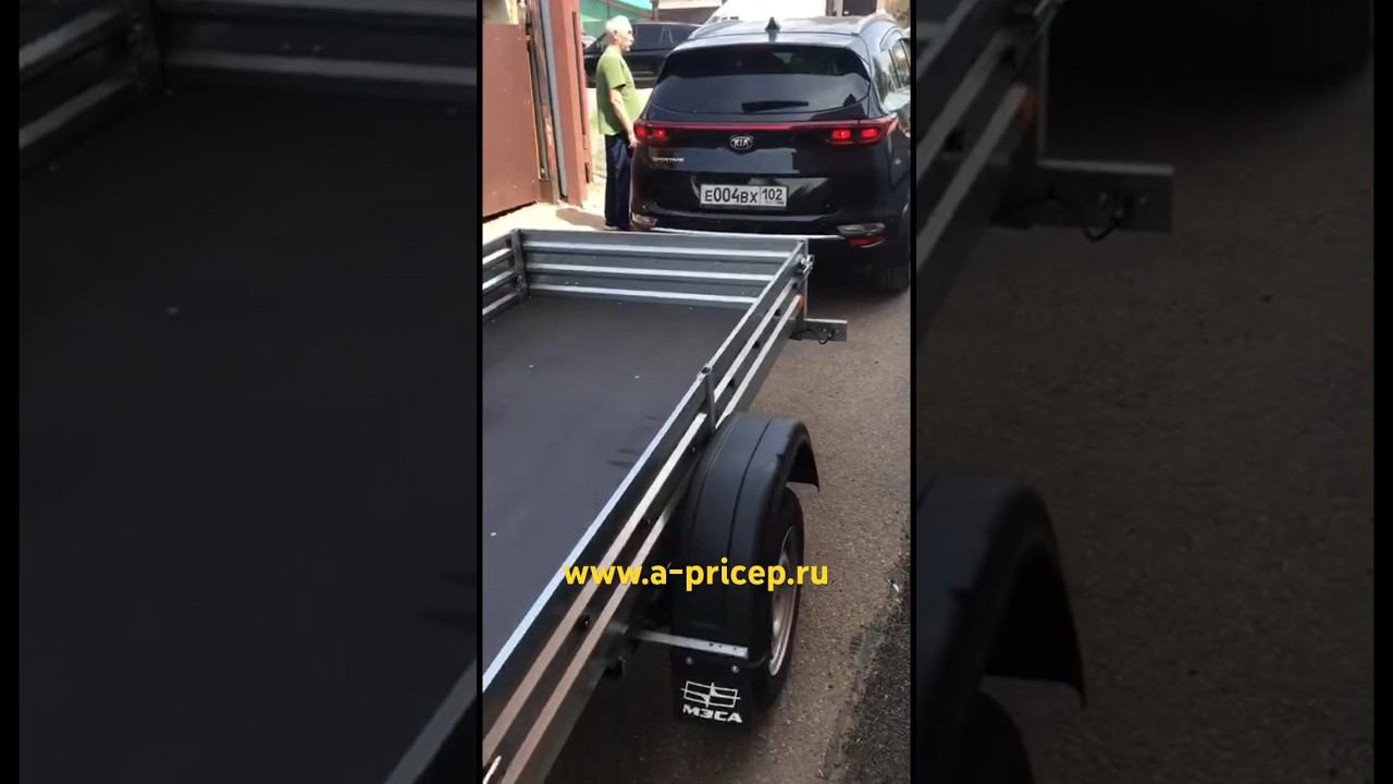 Легковой прицеп МЗСА 817701 Уфа Казань Чебоксары АРИВА  Установка фаркопа #мзса #прицеп #уфа