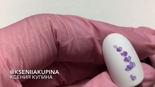 Лаванда акварелью. Акварельный дизайн