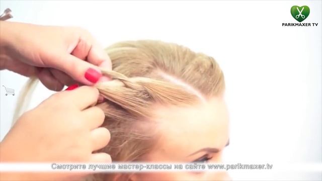 Вечерняя прическа на основе плетения NEW Amazing braided haido парикмахер тв parikmaxer.tv смотреть онлайн