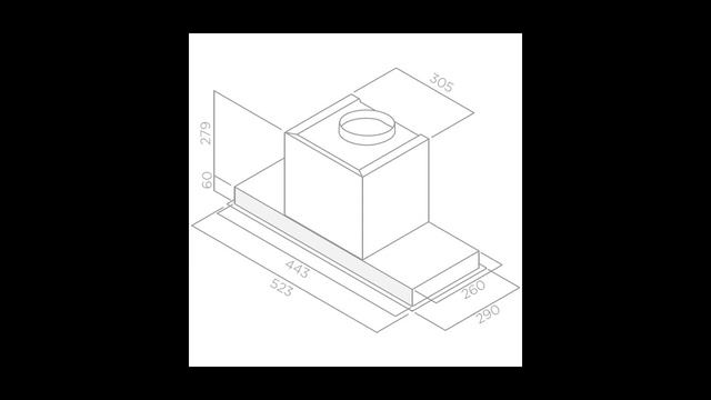 Вытяжка встраиваемая в шкаф 60 см Elica смотреть онлайн