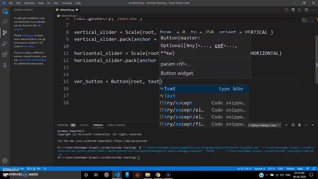 Creating Horizontal and Vertical Sliders in TKinter and Python - Python Tutorial (2020) #10