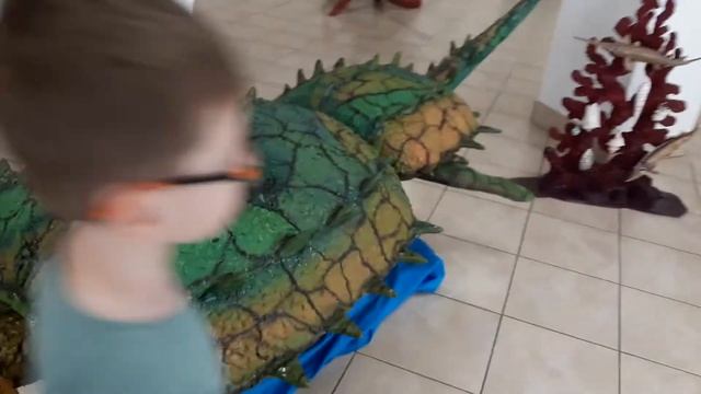 Тайны древнего океана Выставка вымерших рептилий и рыб Гродно #мегалодон #дунклеостей #дейнозух