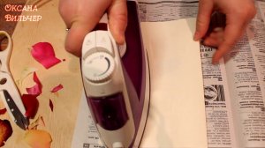 Сушим лепестки роз утюгом  Как быстро высушить цветы