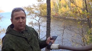 Ручная заточка топора в тайге. Подводы.