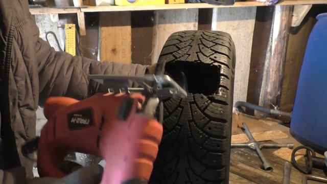 ПРОТИВОБУКСОВОЧНЫЕ КОЛЕСА своими руками. Грунтозацепы смотреть онлайн