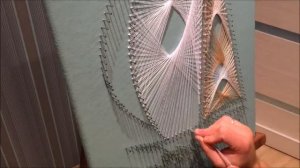 Делаем картину из ниток и гвоздей "Парусник"! DIY String art sailing ship.