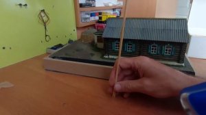 Дом для диорамы в масштабе 1:43
