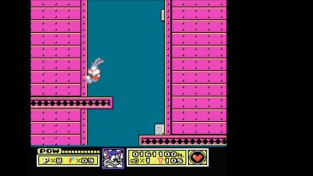 Dendy (Famicom,Nintendo,Nes) 8-bit Tiny Toon Adventures Stage 6 Max's Montana Mansion.mp4