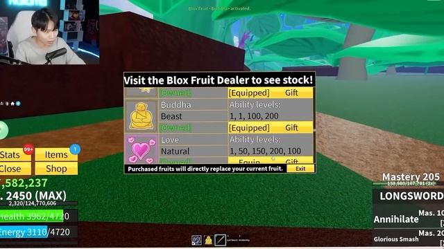 Blox Fruits but my Build Gets Better смотреть онлайн