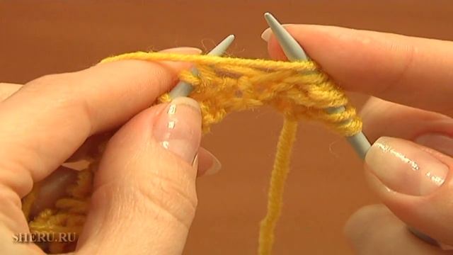 Knitting Stitch Pattern For Beginners Урок 3 Узор чешуйки
