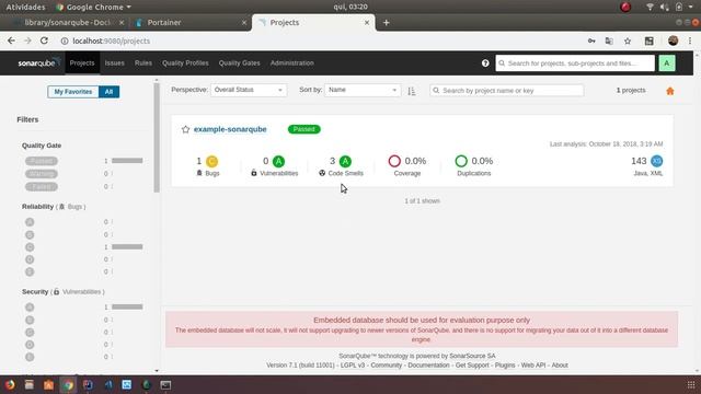 [TUTORIAL] - Usando SonarQube através do Docker смотреть онлайн