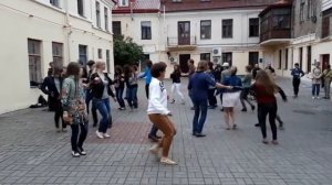 Танцы Гарадзенскіх Дворыкаў. Краковяк с девичьими переходами.