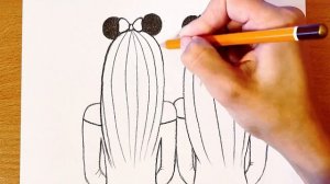 РИСУНОК ЛУЧШИХ ПОДРУГ | Как Нарисовать Лучших Подружек Карандашом | BFF DRAWING |