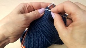 Как я вязала макушку у мужской шапки. Подробный МК.