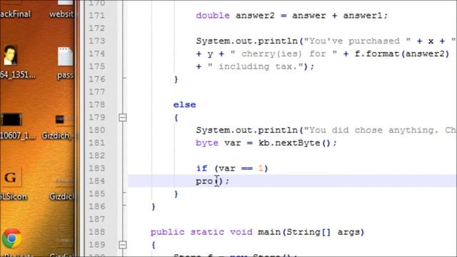 Java Project 1 - Making a Store's Menu pt. 4 (CMD) смотреть онлайн