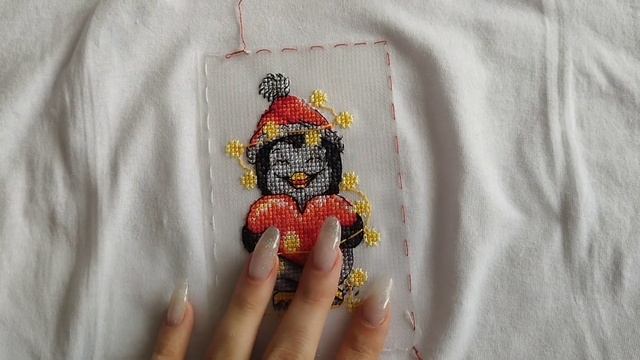 Секретный процесс. Вышивка на футболке. Подарок подруге смотреть онлайн