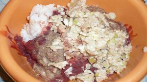 Печеночно-рисовые котлетки