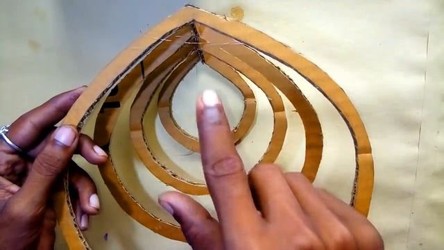 Water Drop Hanging lamp by cardboard || Diy Diwali lanther || Pendant Hanging lamp смотреть онлайн