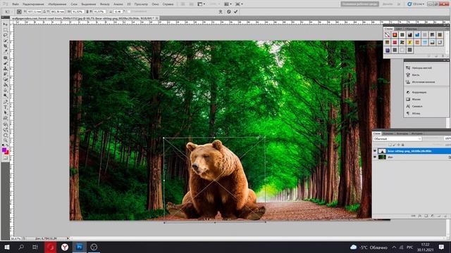 Как изменить размер фото в PHOTOSHOP смотреть онлайн