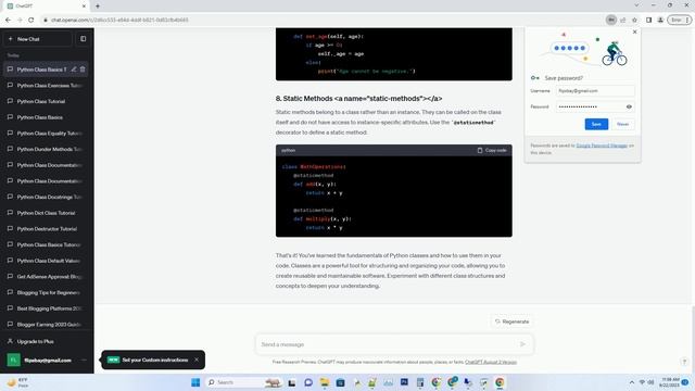 python class explained