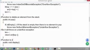 Stack Implementation in Java