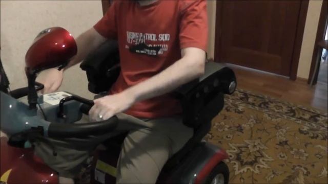 Поставил удобные подлокотники. Скутеры для инвалидов. Mobility scooter. смотреть онлайн