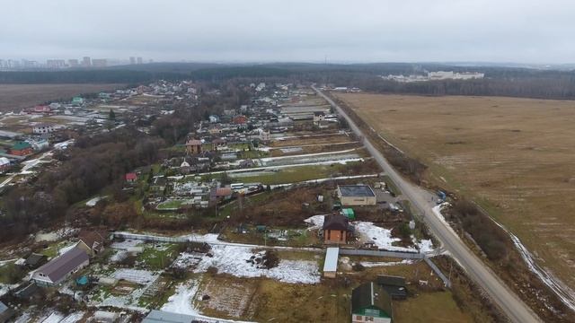 Калуга с коптера. Рождественно