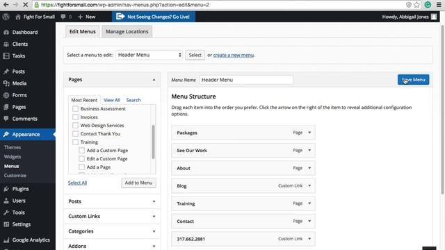 Add a Menu Item & Drop Down Menu on Wordpress смотреть онлайн