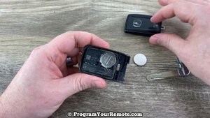 Acura MDX - How To Change Remote Fob Key Battery 2014 - 2020 Remove Replace Acura MDX Key Batteries