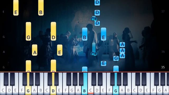 Wednesday Addams - Dance Scene - Piano Tutorial смотреть онлайн