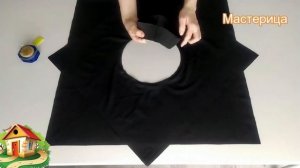 Очень простой крой и шитье юбки из кожаной салфетки (100% прибыльный проект)
