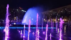 Светомузыкальный фонтан в Пензе. Шоу