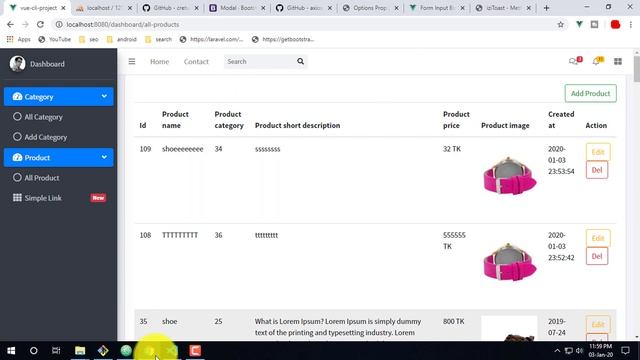 laravel  vue js restfull api Ecommerce Bangla | Product update Part-33