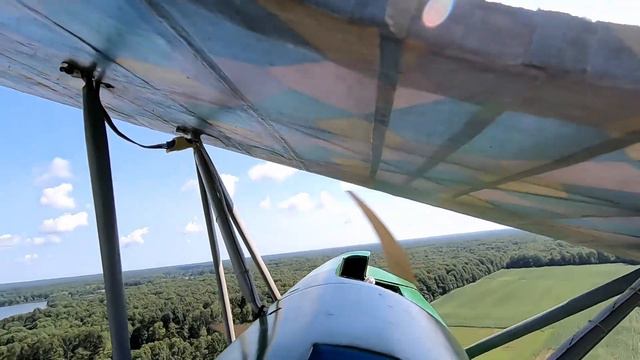 Fokker DVII flies at the Alliance Balsa Bees Annual Warbird Fly In 2021 смотреть онлайн