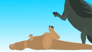 Tyrannosaurus VS Diplodocus (Stick Nodes)