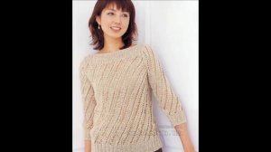 Пуловер Лодочка Спицами - 2019 / Pullover Boat Spokes