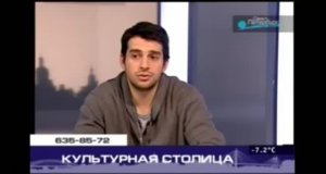 Пётр Налич на телеканале  Санкт-Петербург (2012 г)