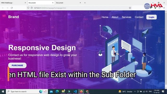 How to Link HTML Pages in Different Folders | Connect HTML Files to Another File