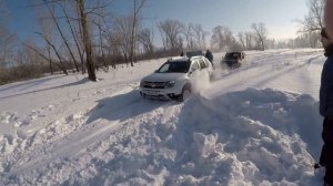 Зимняя покатушка Рено Дастер, Каптюр, УАЗы и Нивы
