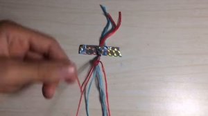 Как плести классическую фенечку. Урок 1.