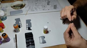 Сборка моделей ZVEZDA. УАЗ "3909" Аварийная газовая служба