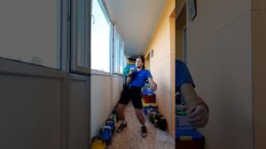 Длинный цикл 24кг - 415 подъемов, полумарафон (30минут). Сафонов Алексей.
